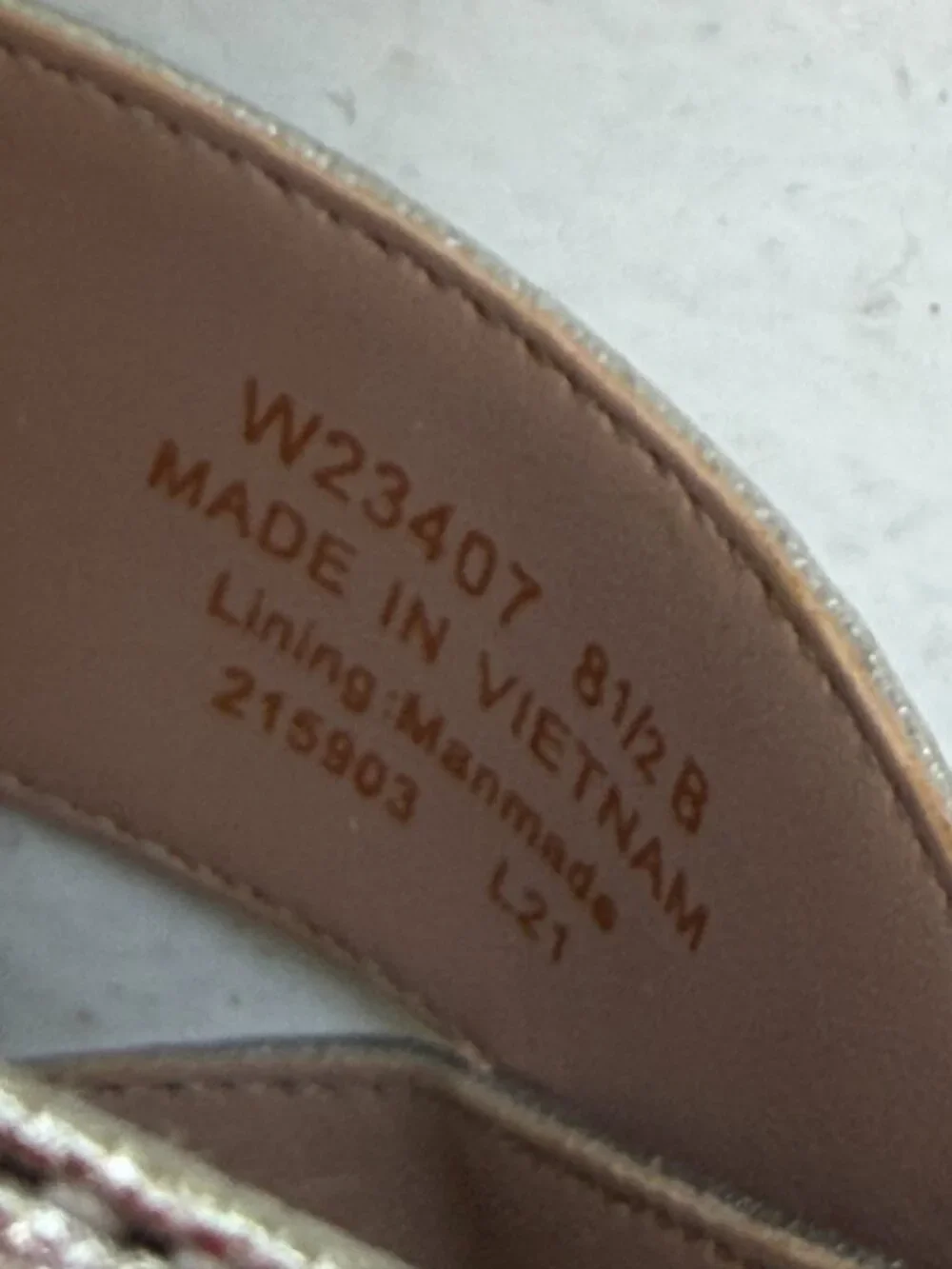 Cole Haan elegant metallic